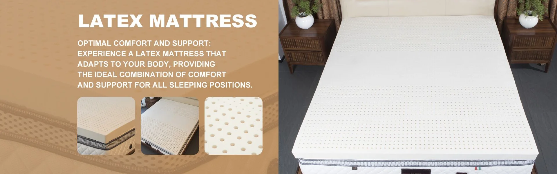 7-జోన్ ఫ్లాట్ లాటెక్స్ mattress